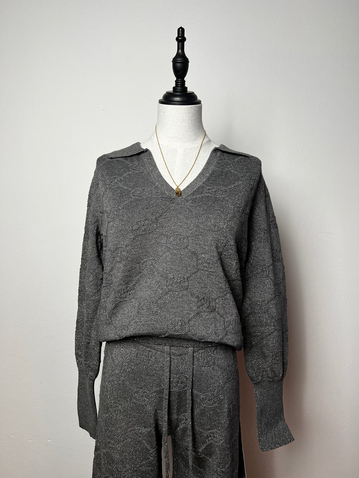 Polo Shirt von Love Sophia (Grau)