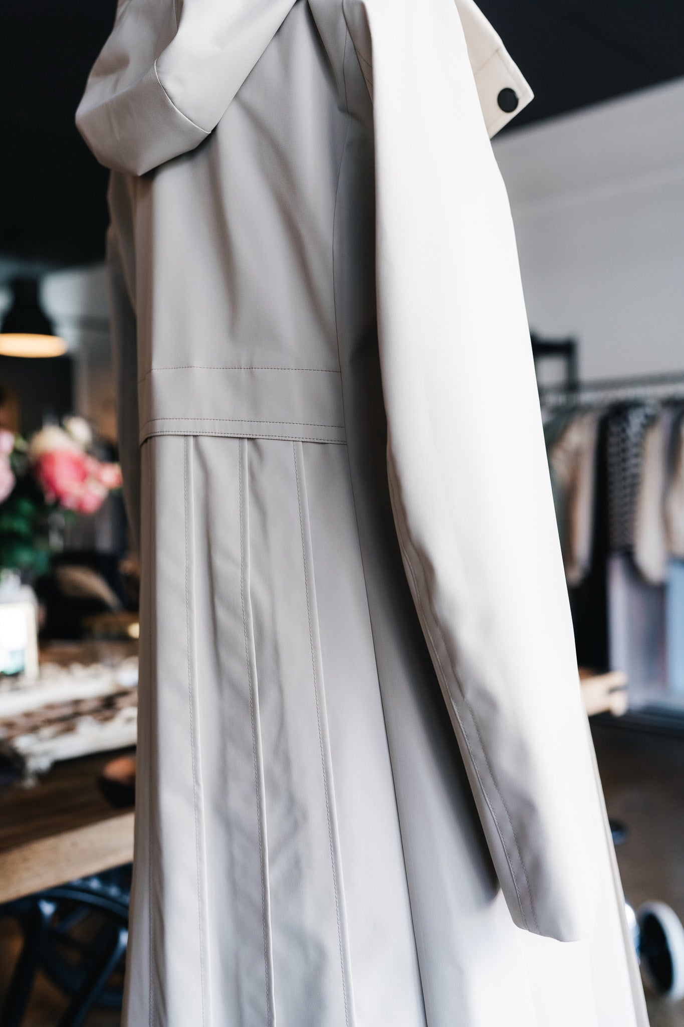 Langer Trenchcoat