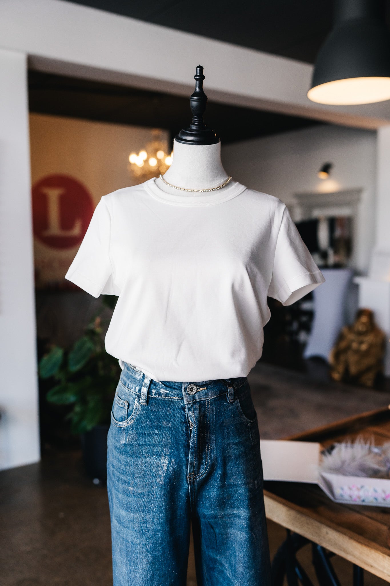 Weißes T-Shirt